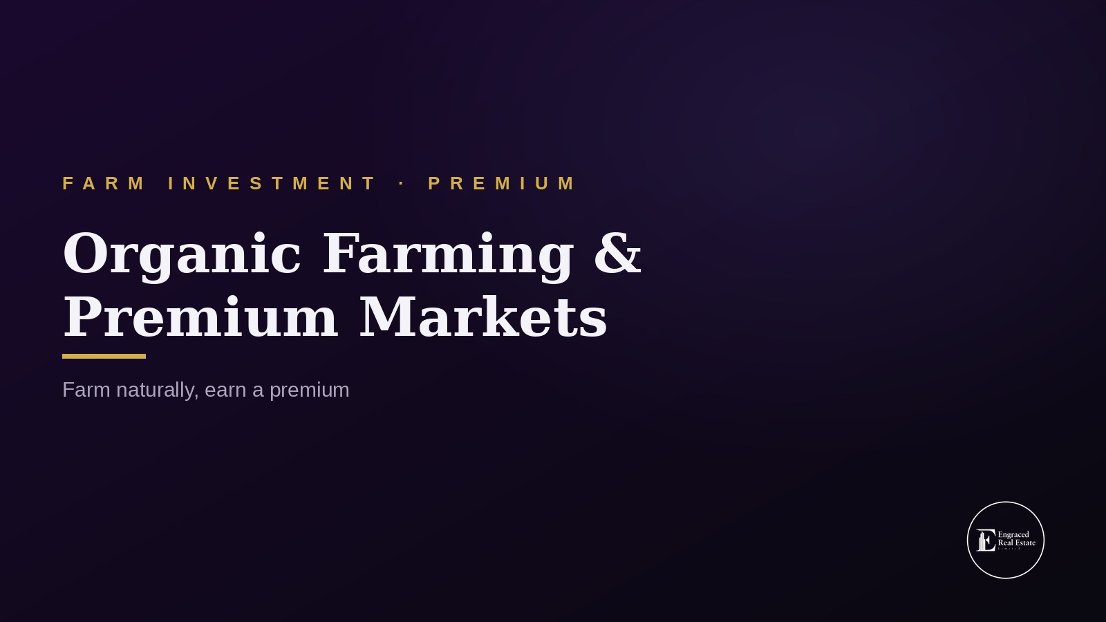Organic Farming Certification and Premium Market Opportunities in Nigeria