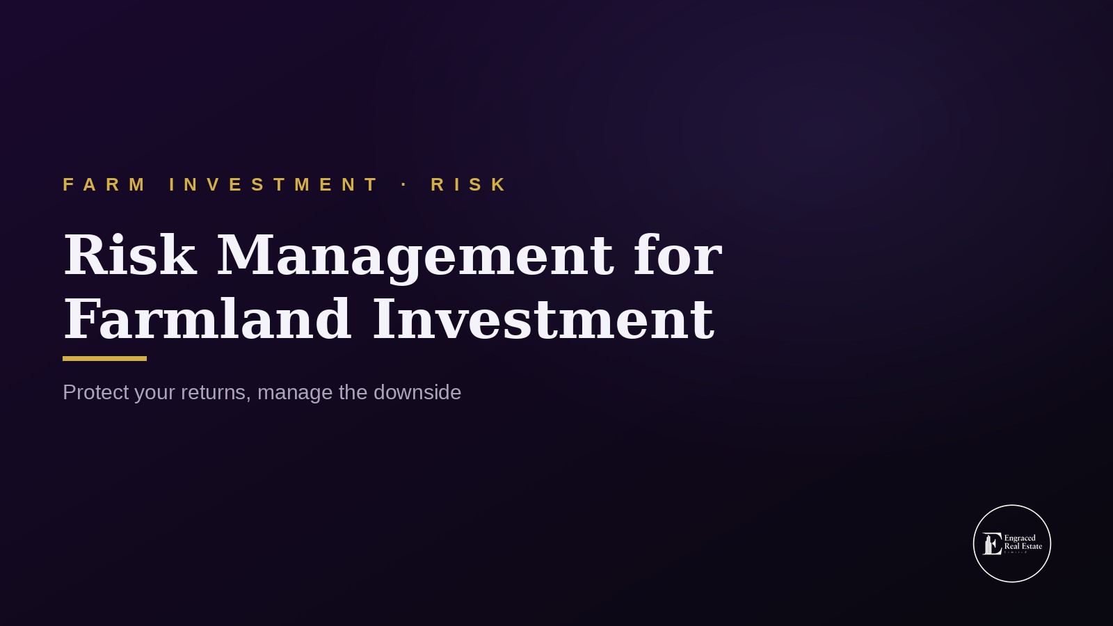Risk Management Strategies for Farmland Investment in Nigeria