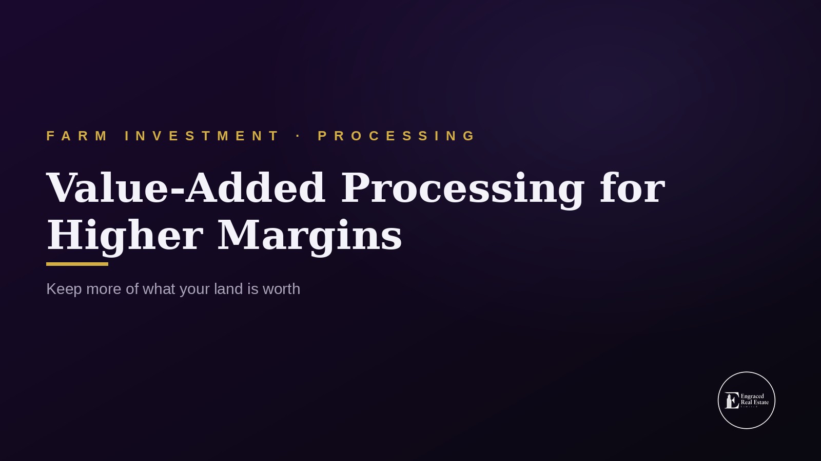 Value-Added Processing of Farm Produce for Higher Profit Margins